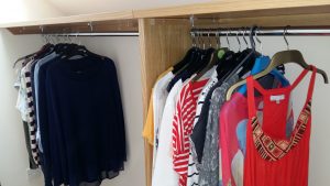 Nina's bedroom clothes hanger
